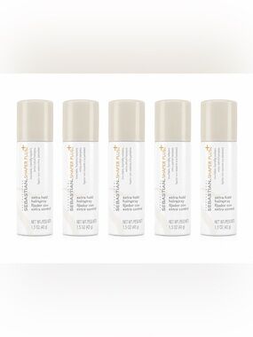 Sebastian Shaper Plus Extra Hold Hairspray Travel Size 1.5 Oz Lot of 5